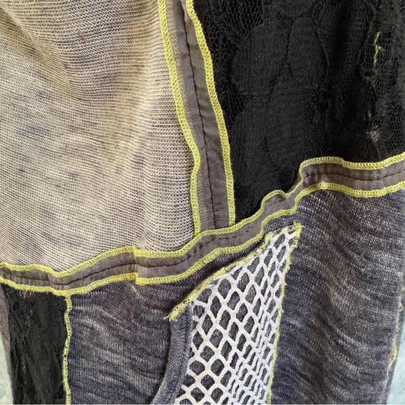 Adam Jacobs Artsy Multimedia Sleeveless Vest - L - Picture 7 of 10